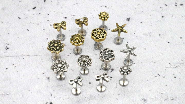 Piercing Labret/Medusa/Ohrstecker Chirurgenstahl 1O/04