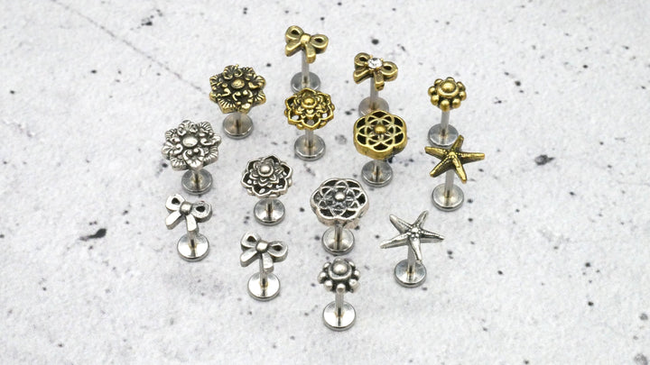 Piercing Labret/Medusa/Ohrstecker Chirurgenstahl 1O/04