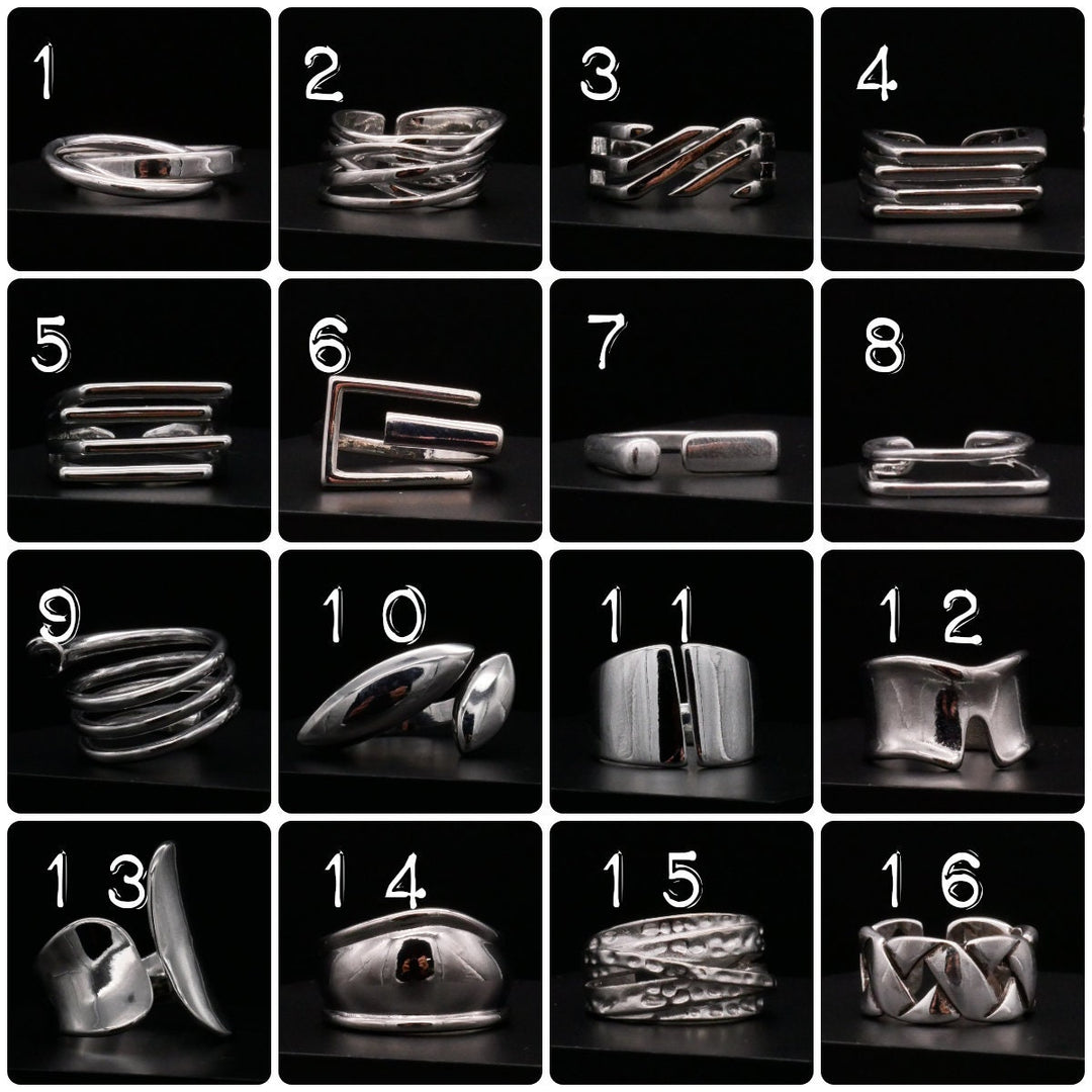 Ring Silver Plated UNISIZE - Q3