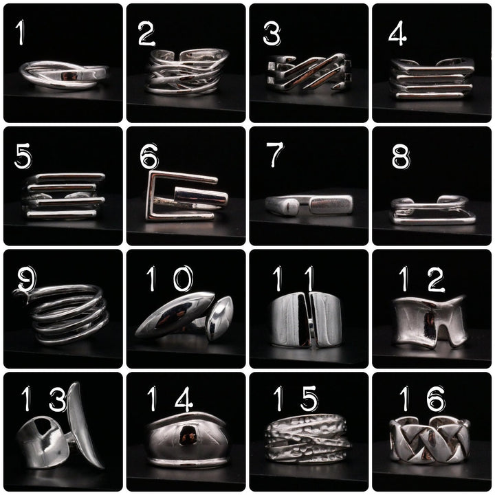 Ring Silver Plated UNISIZE - Q3