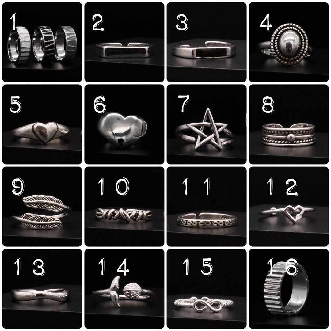 Ring Silver Plated UNISIZE - Q4
