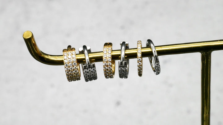 TITAN Ohrring Piercing in Gold / Silber - 1N/16