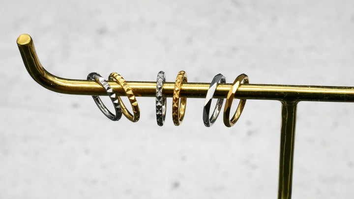 TITAN Piercing Ring Gold Silber - 1N/17