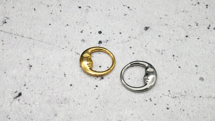 TITAN Piercing Ring Gold Silber - 1N/18