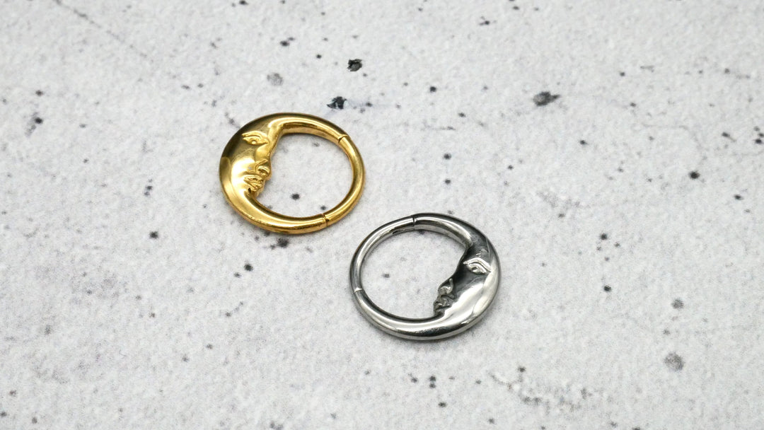 TITAN Piercing Ring Gold Silber - 1N/18