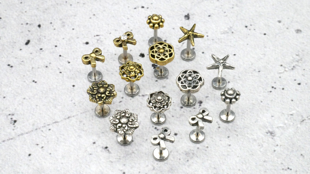 Piercing Labret/Medusa/Ohrstecker Chirurgenstahl 1O/04