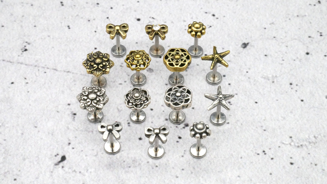 Piercing Labret/Medusa/Ohrstecker Chirurgenstahl 1O/04