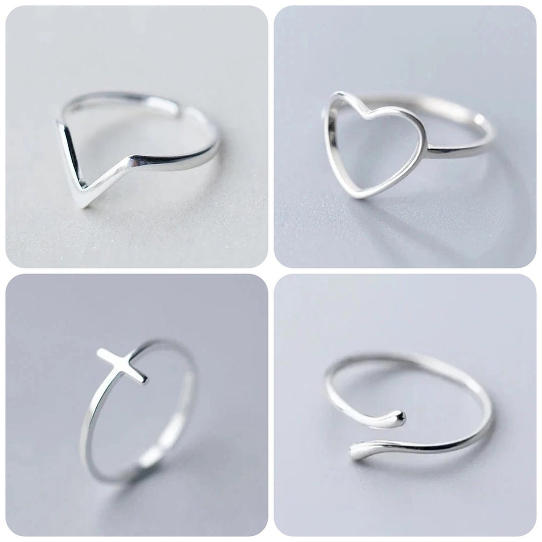 Ring Silver Plated UNISIZE - Q1