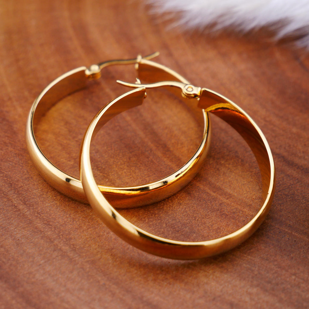 Ohrringe Creolen in Gold und Silber - EE-4