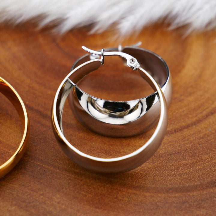 Ohrringe Creolen in Gold und Silber - EE-4