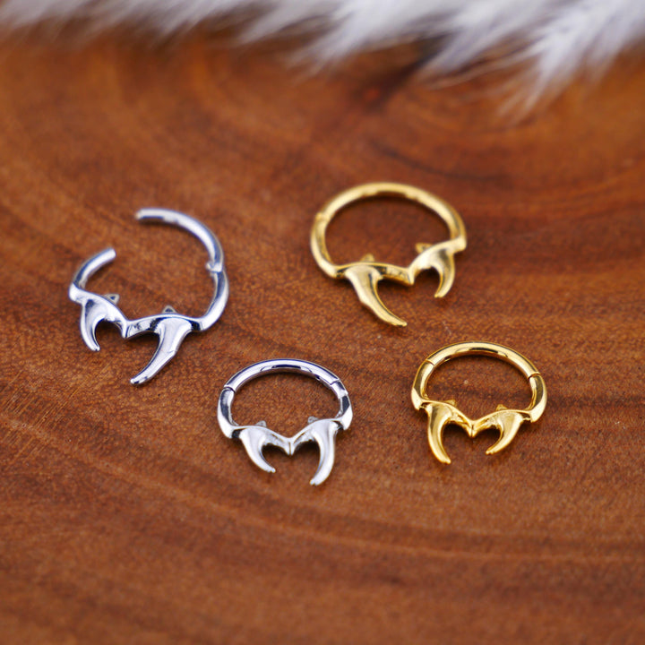 Chirurgenstahl Piercing Ring Gold Silber - 1M/19