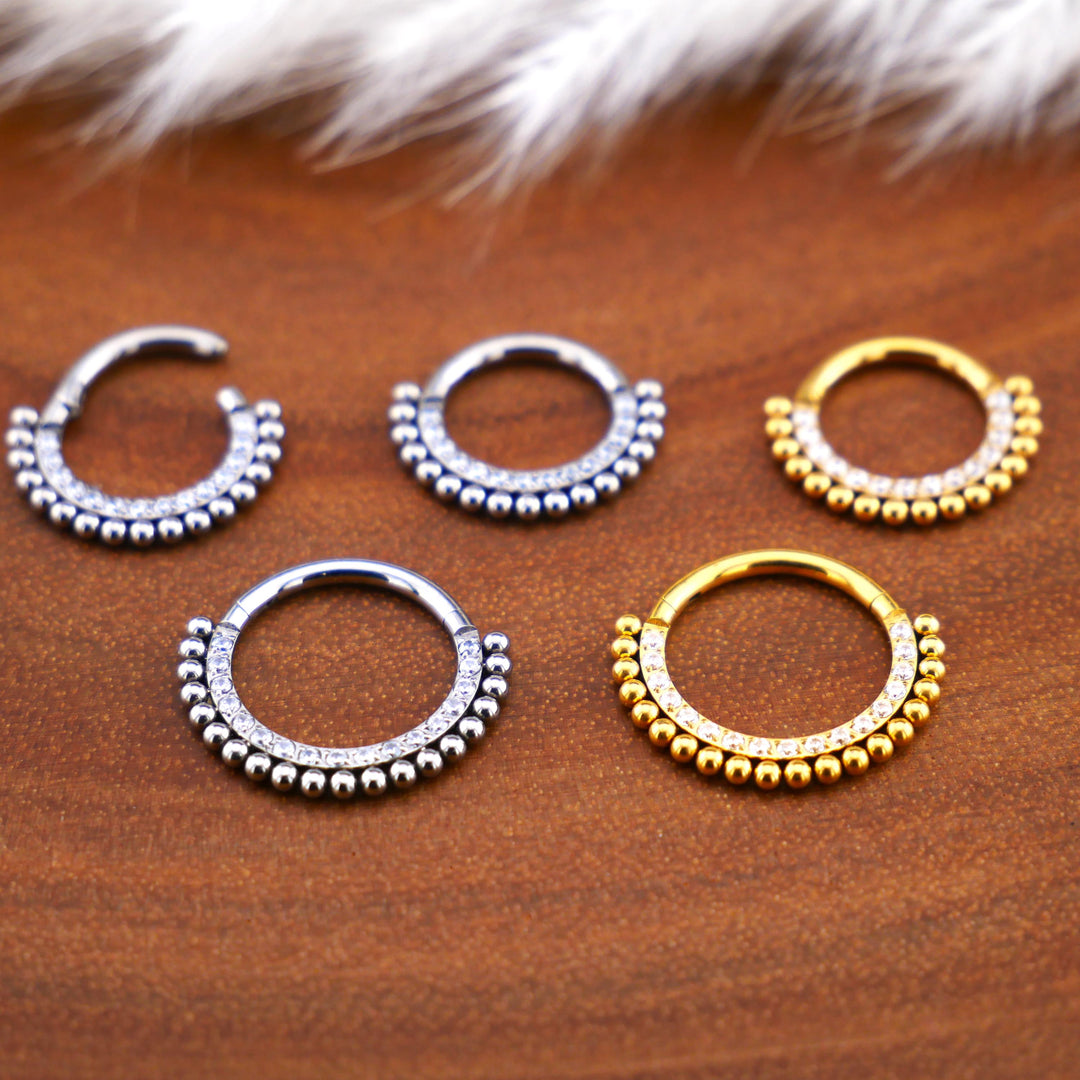 TITAN Piercing Ring Septum - 1O/17