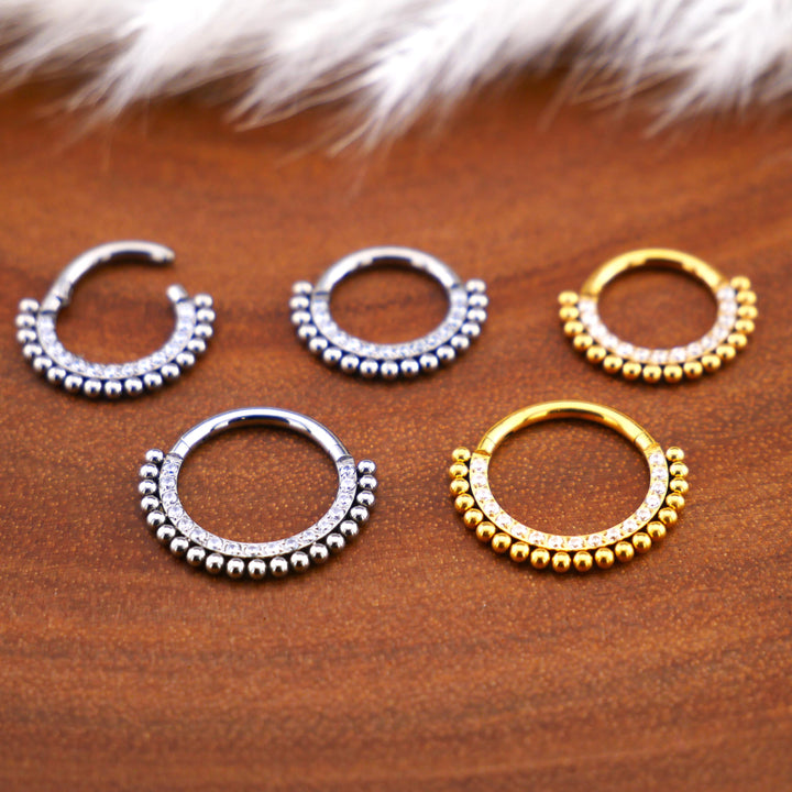 TITAN Piercing Ring Septum - 1O/17
