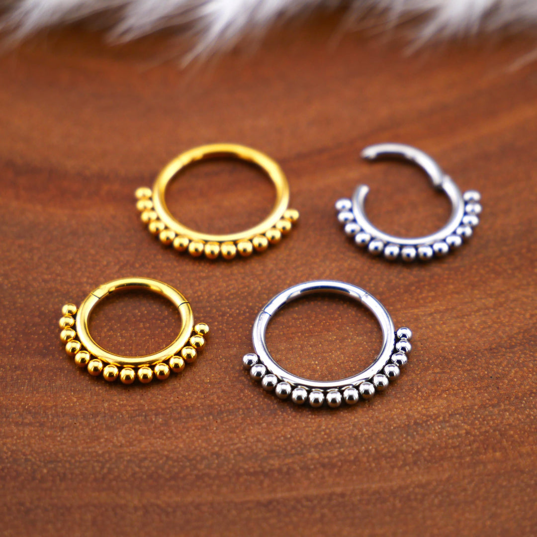 Piercing Ring Septum Chirurgenstahl - 1O/17