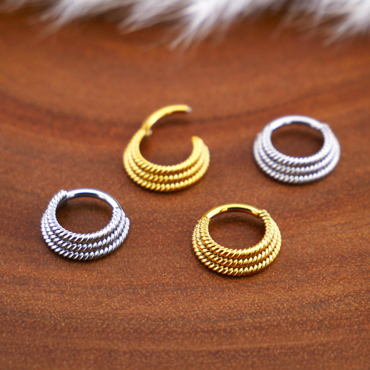 Piercing Ring Septum Chirurgenstahl - 1O/17