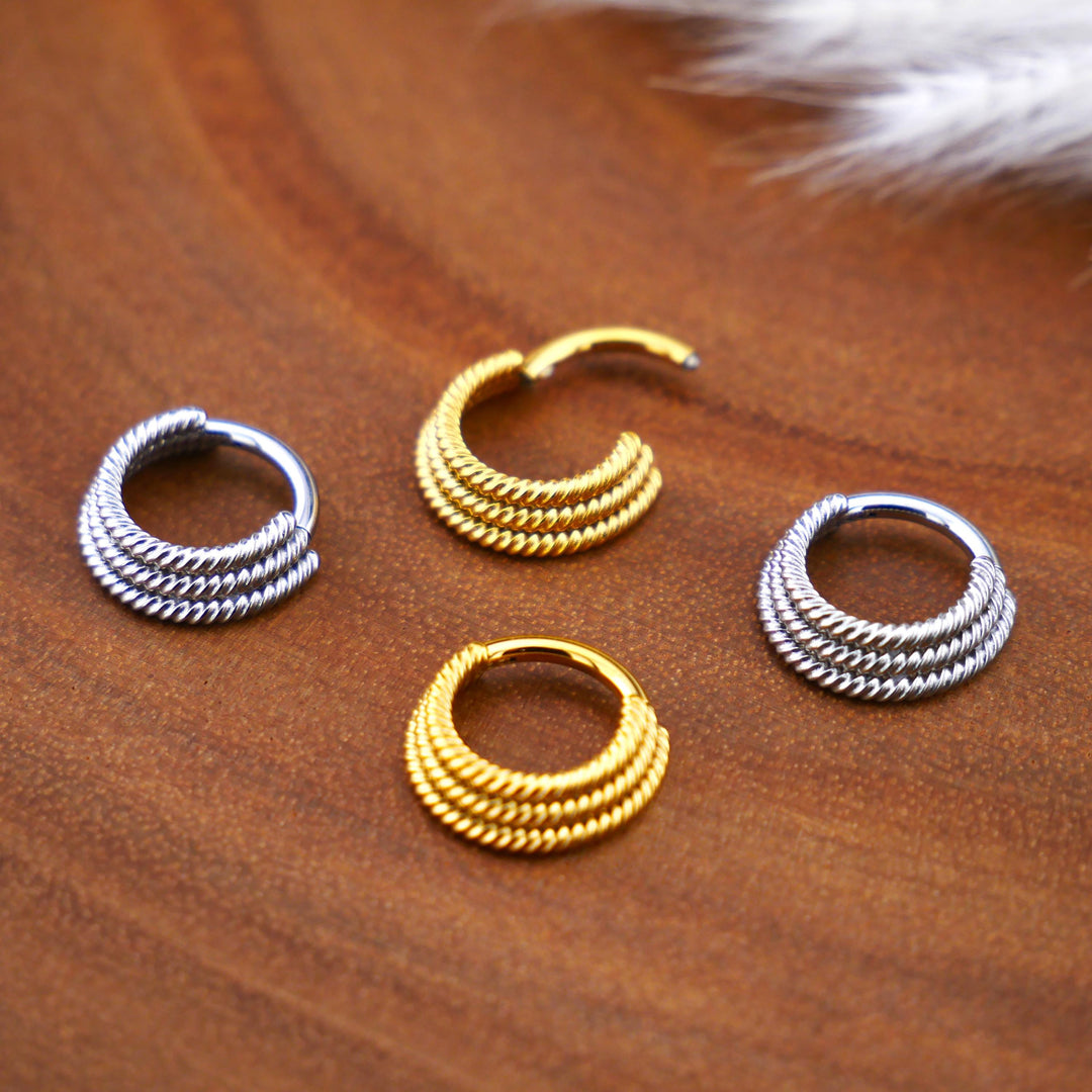 Piercing Ring Septum Chirurgenstahl - 1O/17