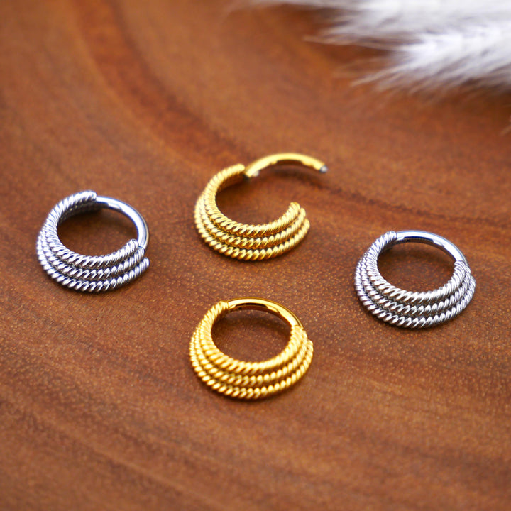 Piercing Ring Septum Chirurgenstahl - 1O/17