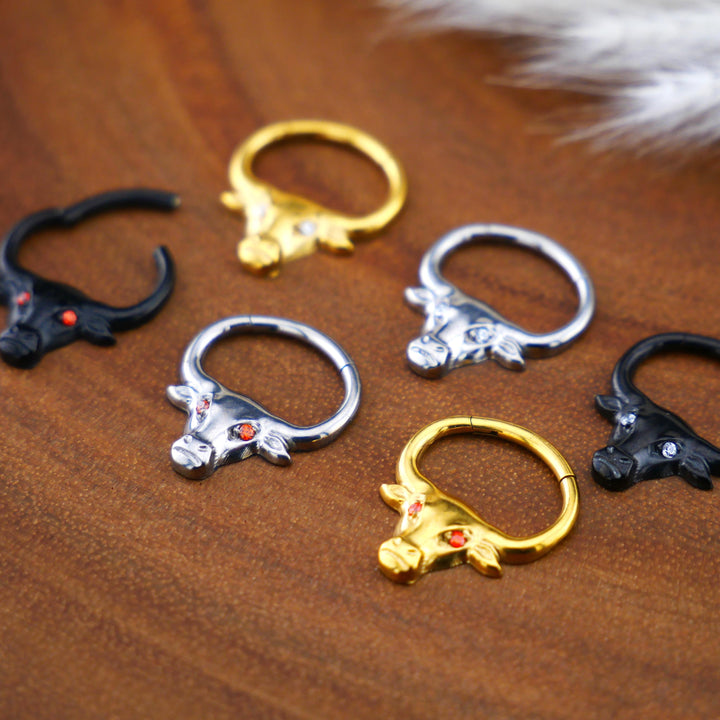 Piercing Ring Septum Chirurgenstahl - 1O/19