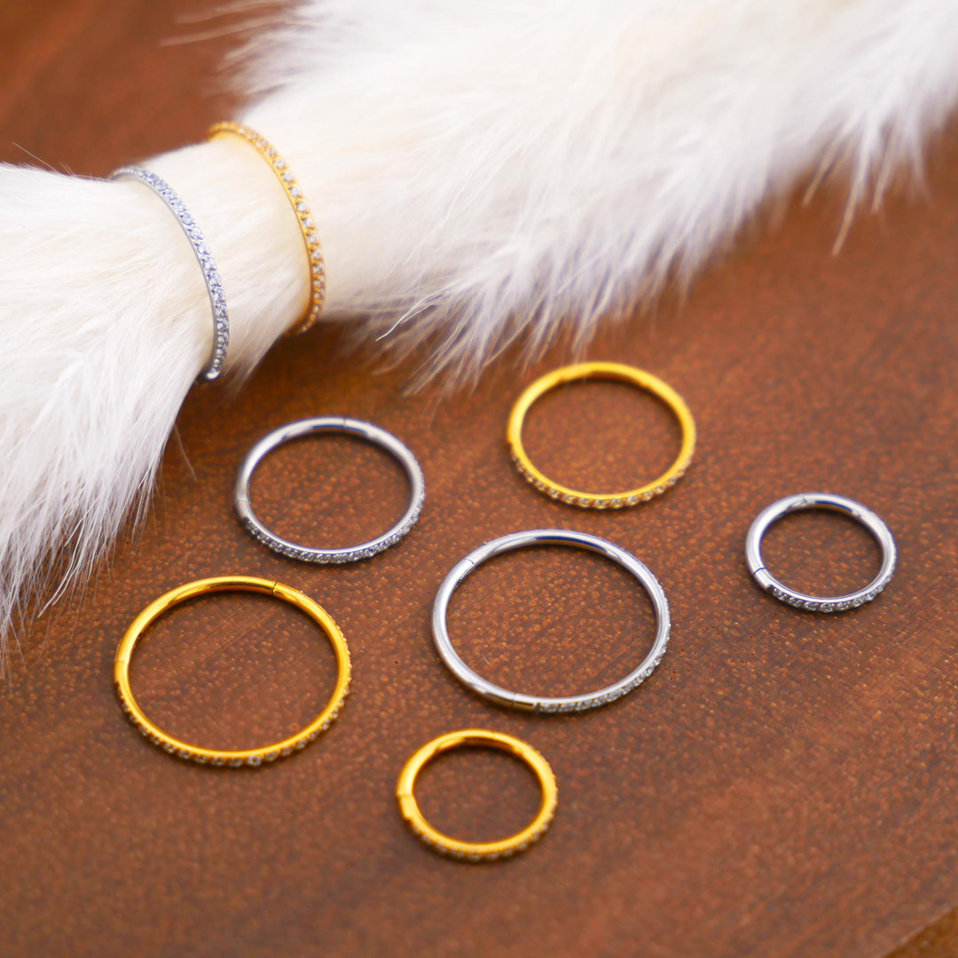 TITAN Piercing Ring (20g) 0,8mm - 1O/18