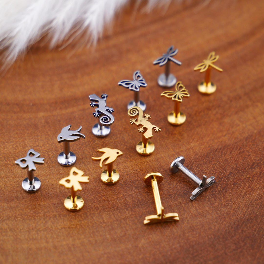 Piercing Stecker Labret aus Chirurgenstahl - 1Q/05