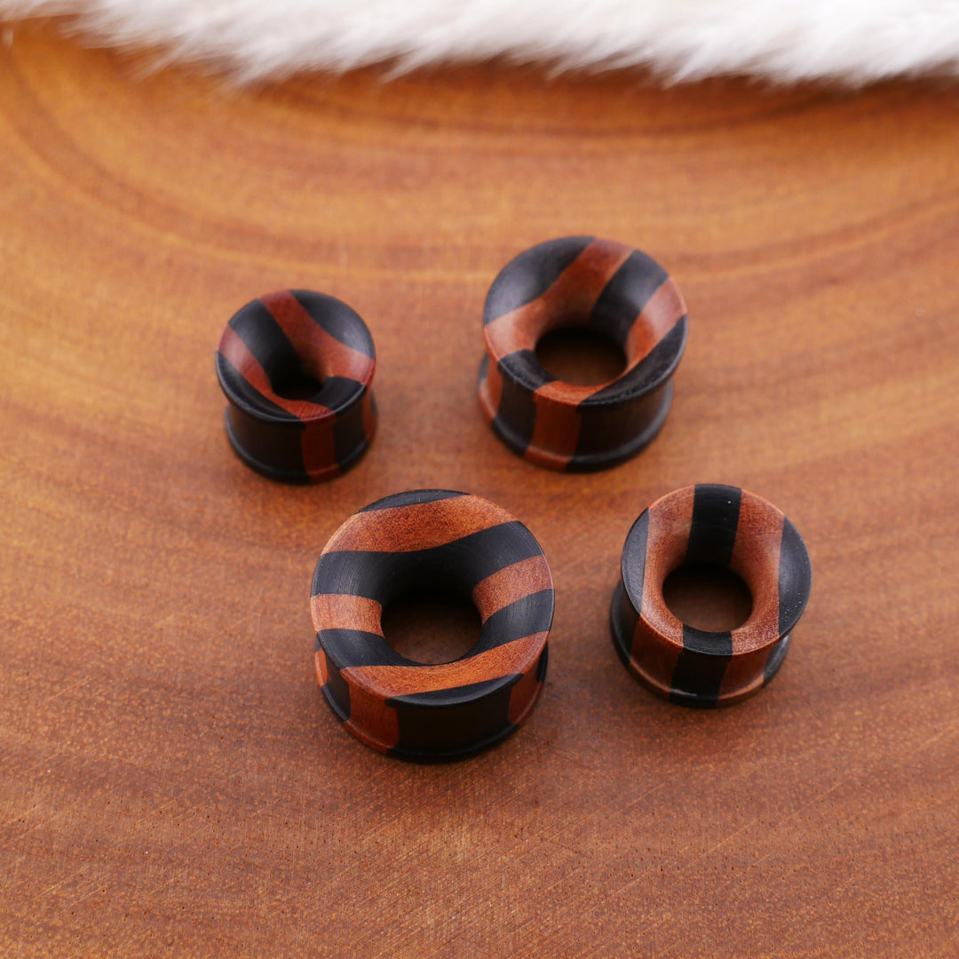1x Tunnel Arang und Sawo Wood 4-18mm - P2