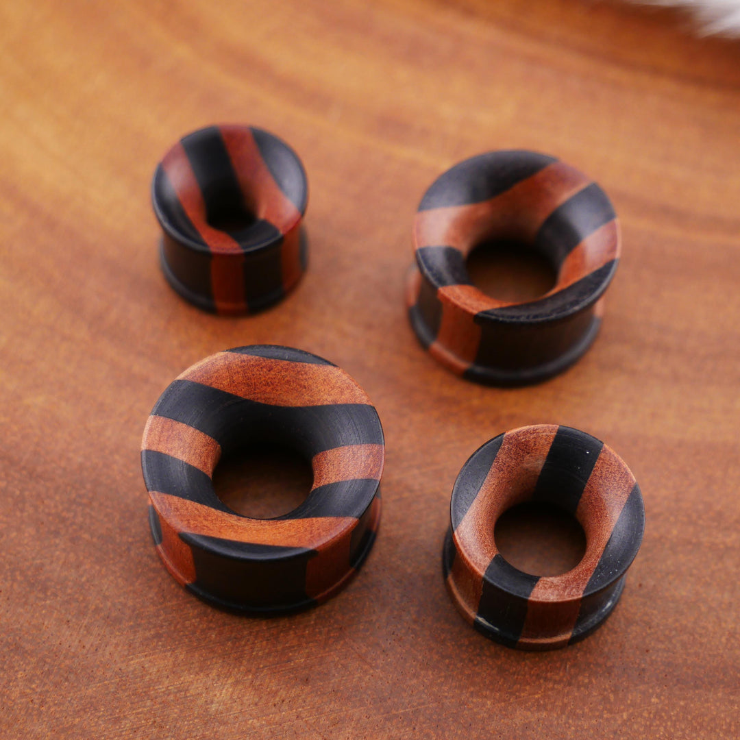 1x Tunnel Arang und Sawo Wood 4-18mm - P2