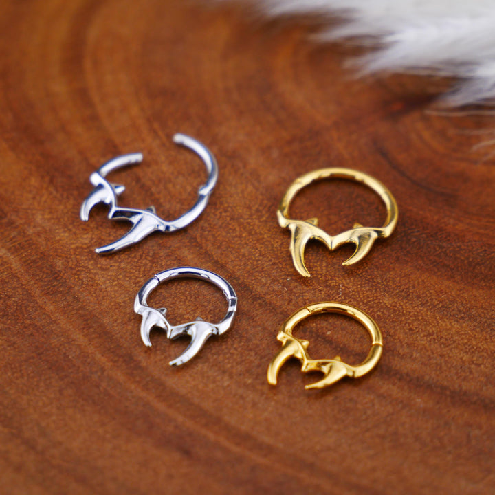 Chirurgenstahl Piercing Ring Gold Silber - 1M/19
