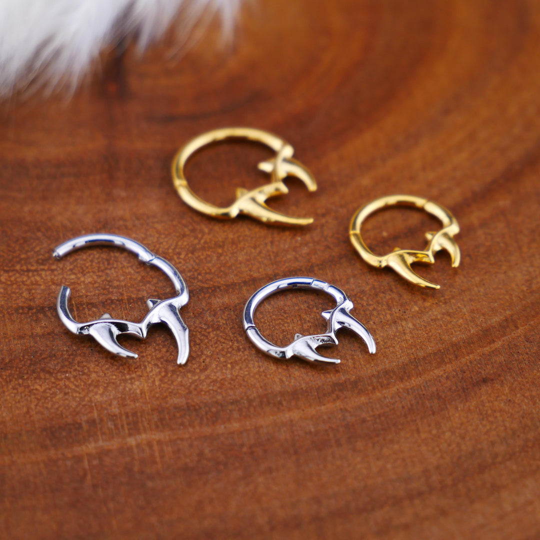 Chirurgenstahl Piercing Ring Gold Silber - 1M/19