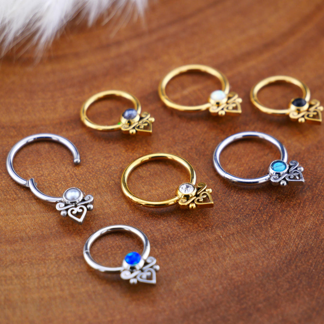 Piercing Ring Klicker Gold Silber - 1O/05
