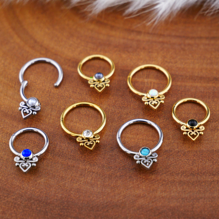 Piercing Ring Klicker Gold Silber - 1O/05