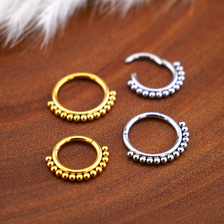 Piercing Ring Septum Chirurgenstahl - 1O/17