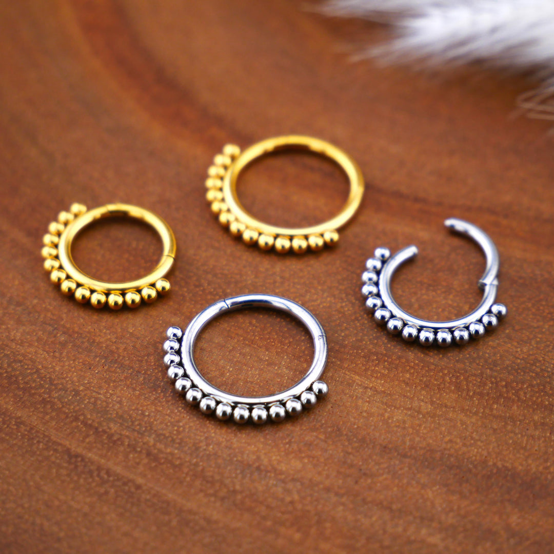 Piercing Ring Septum Chirurgenstahl - 1O/17
