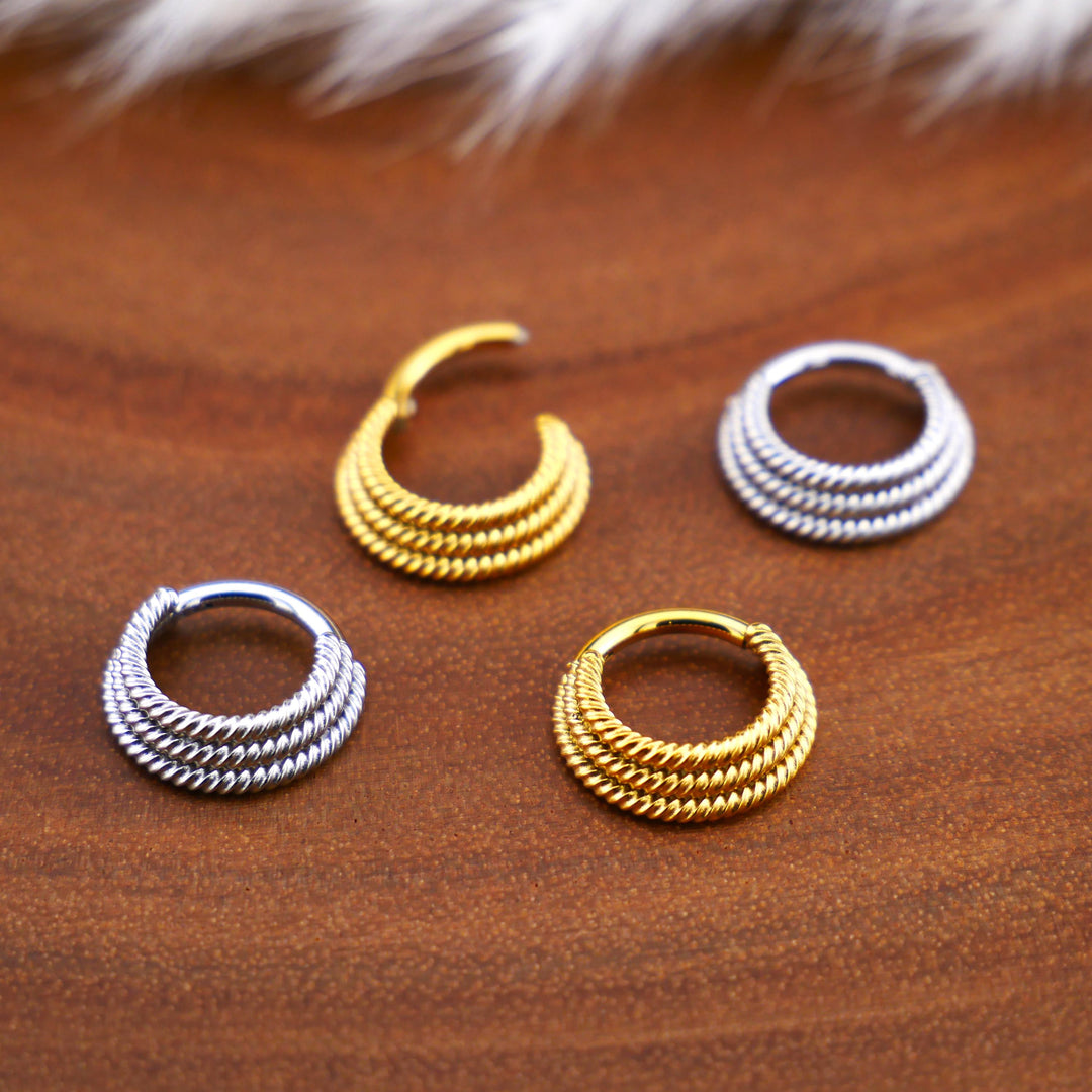 Piercing Ring Septum Chirurgenstahl - 1O/17
