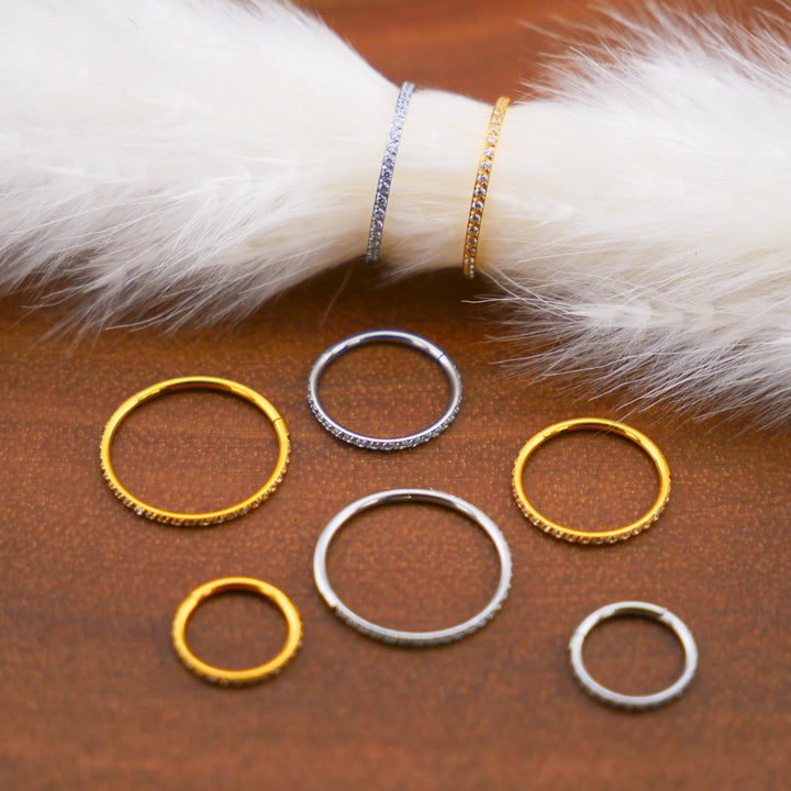 TITAN Piercing Ring (20g) 0,8mm - 1O/18