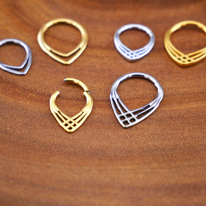 Piercing Ring Septum Chirurgenstahl - 1O/15