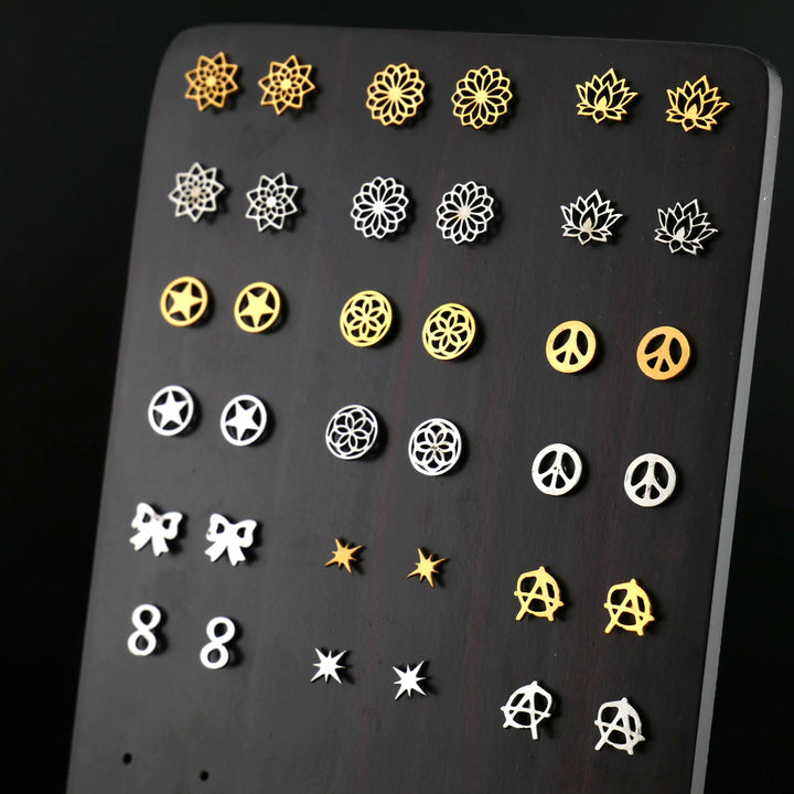 Paar Ohrstecker Chirurgenstahl - 1R/03