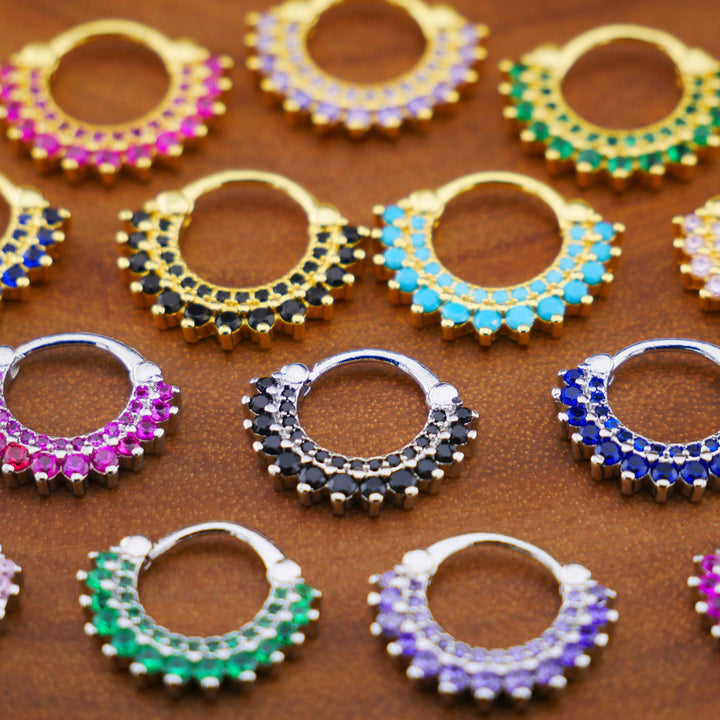 Piercing Ring (18g) Septum Helix Industrial Daith Tragus - 1Q/11