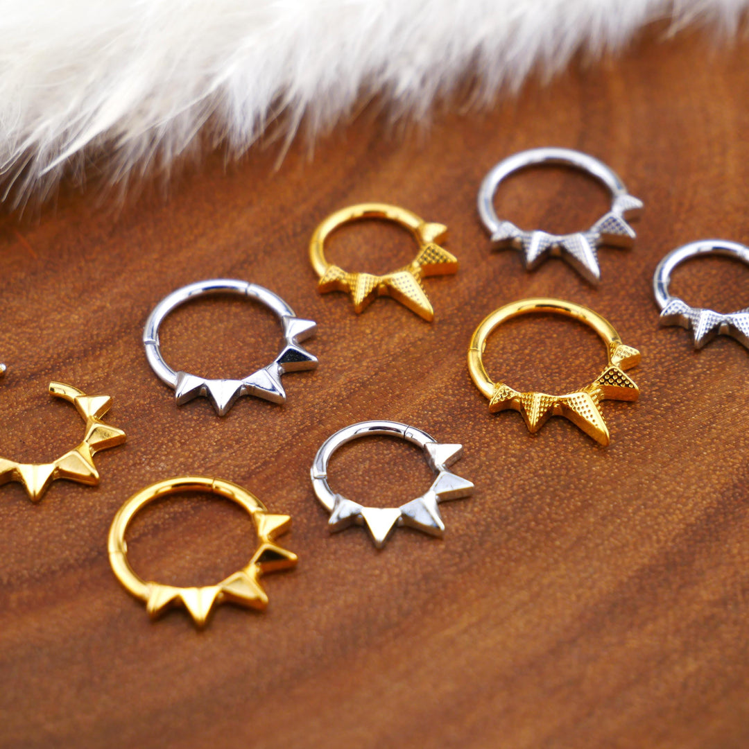 Piercing Ring Chirurgenstahl Gold Silber - 1Q/13