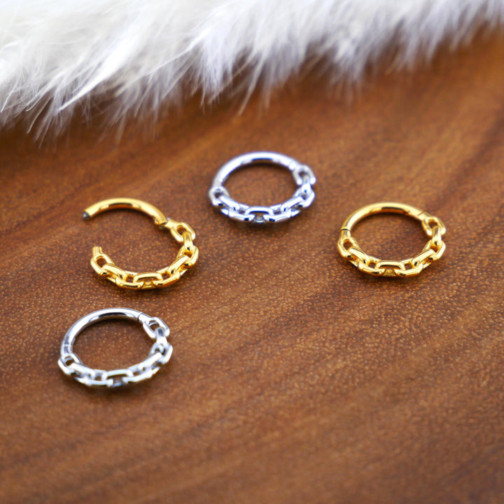 Piercing Ring Chirurgenstahl Gold Silber - 1Q/13