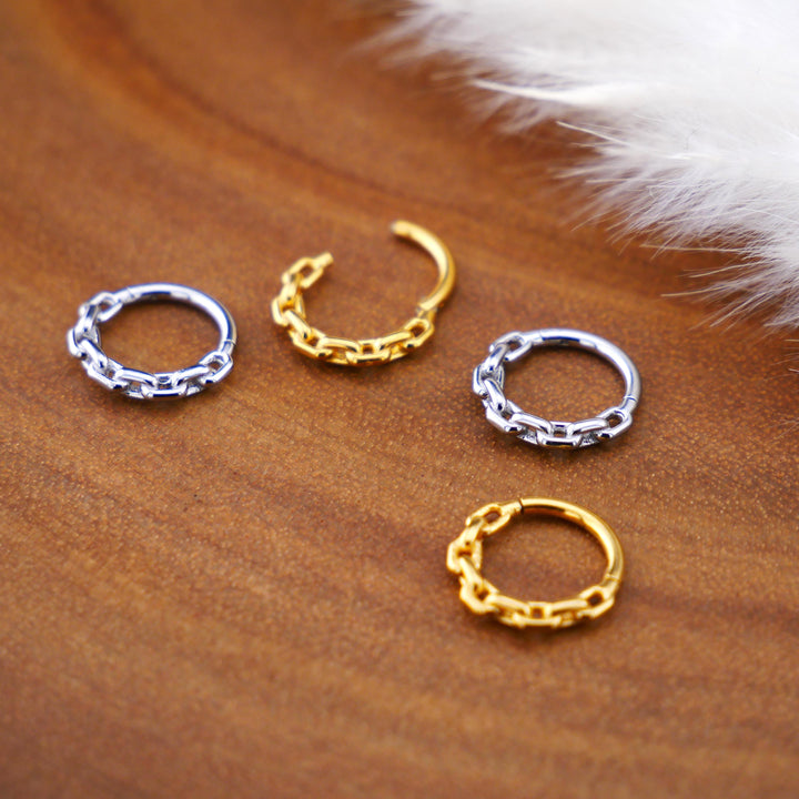 Piercing Ring Chirurgenstahl Gold Silber - 1Q/13