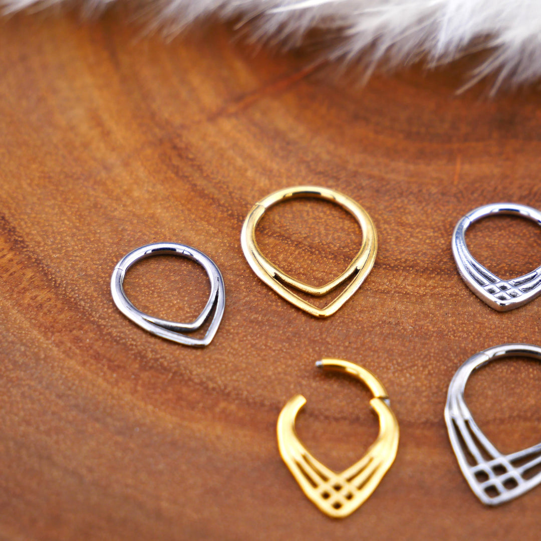 Piercing Ring Septum Chirurgenstahl - 1O/15