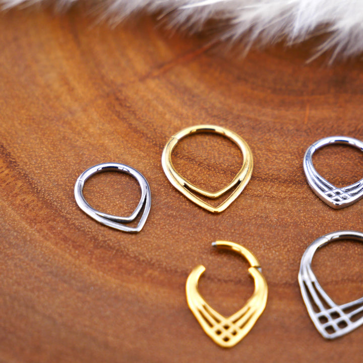 Piercing Ring Septum Chirurgenstahl - 1O/15