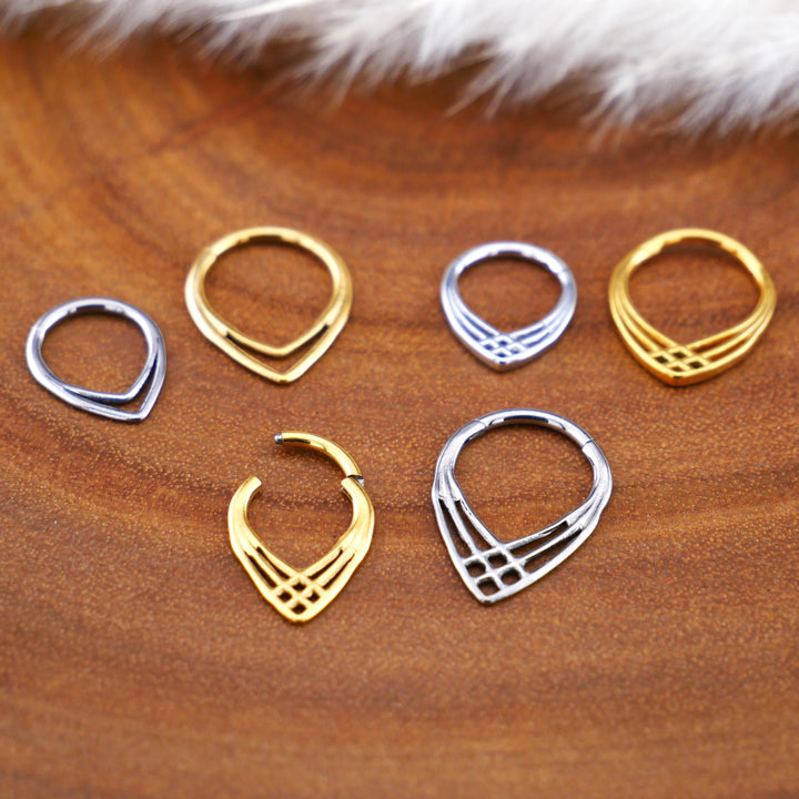 Piercing Ring Septum Chirurgenstahl - 1O/15