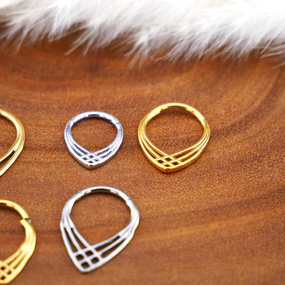 Piercing Ring Septum Chirurgenstahl - 1O/15