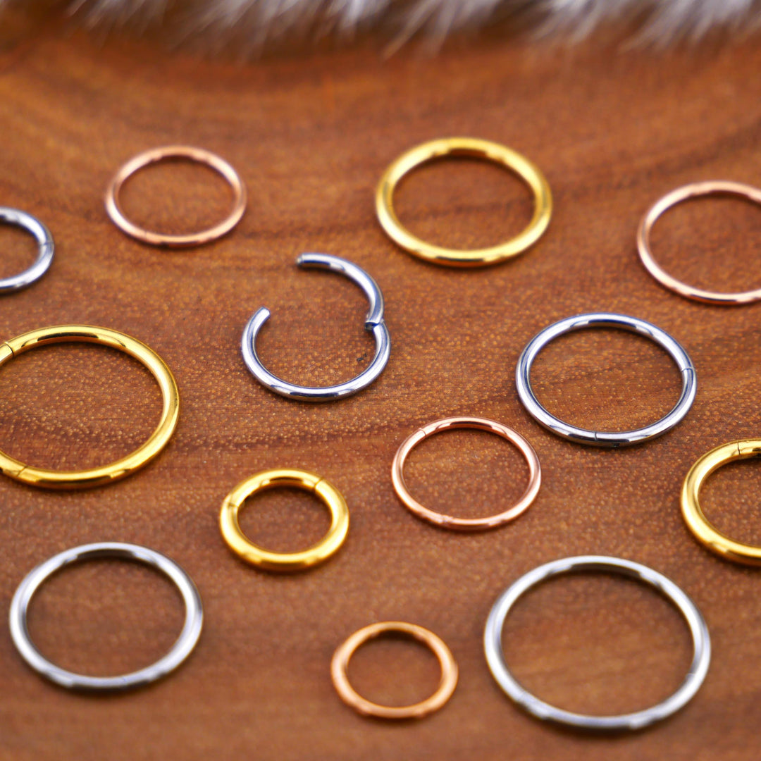 Piercing TITAN Ring Nasenring Septum Helix - 1Q/08
