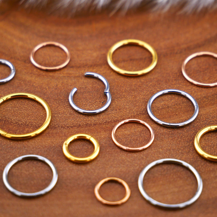 Piercing TITAN Ring Nasenring Septum Helix - 1Q/08