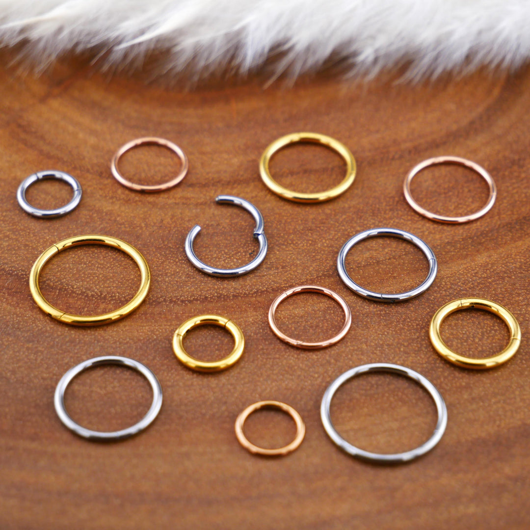 Piercing TITAN Ring Nasenring Septum Helix - 1Q/08