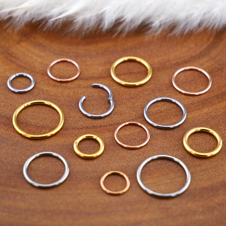 Piercing TITAN Ring Nasenring Septum Helix - 1Q/08