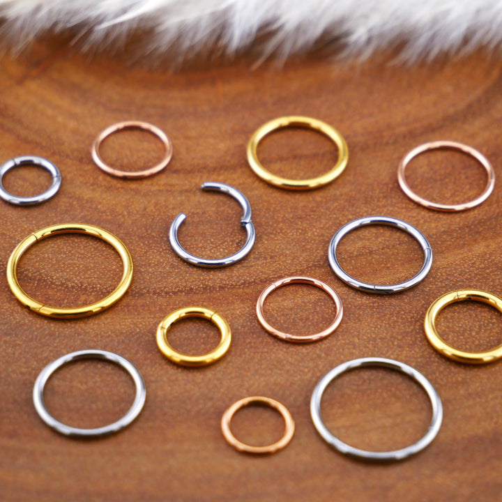 Piercing TITAN Ring Nasenring Septum Helix - 1Q/08