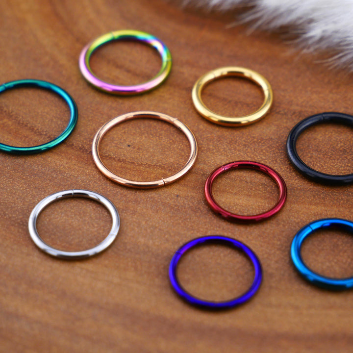 Piercing TITAN Ring Nasenring Septum Helix - 1Q/09